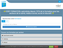 Tablet Screenshot of cerf.fr
